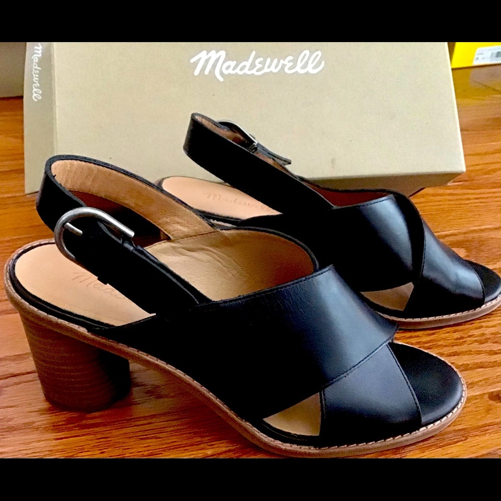 Madewell Crisscross Heeled Sandals